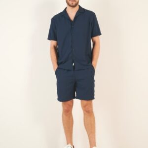 Ensemble Seersucker Chemise + Bermuda 10057