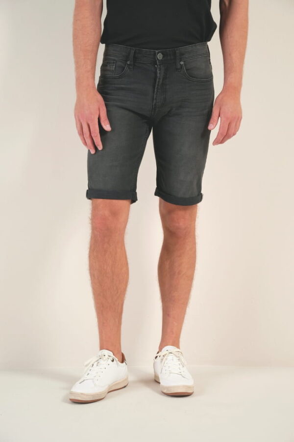 Bermuda Jeans stretch Noir 3618