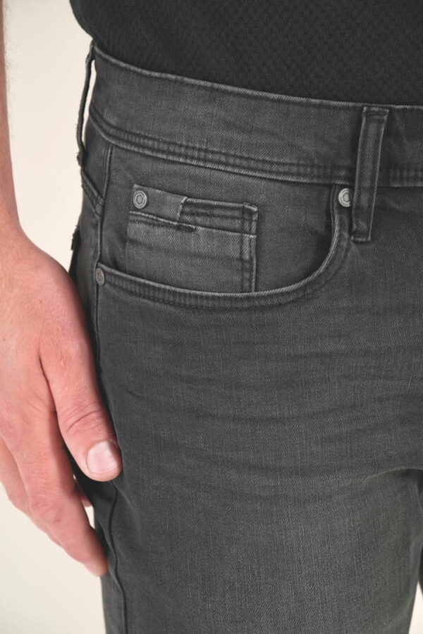 Bermuda Jeans stretch Noir 3618 – Image 2