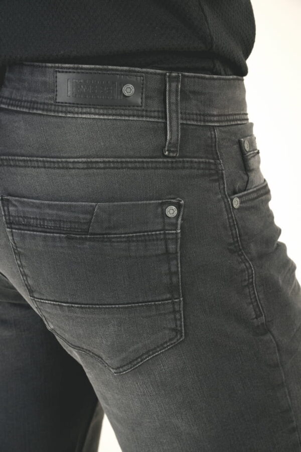 Bermuda Jeans stretch Noir 3618 – Image 3