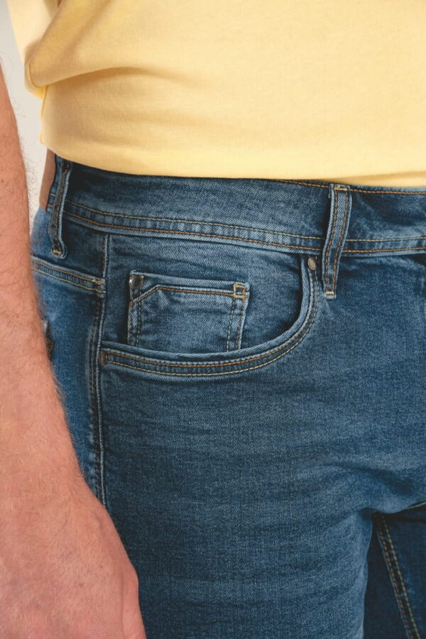 Bermuda Jeans Stone Stretch 3654 – Image 2