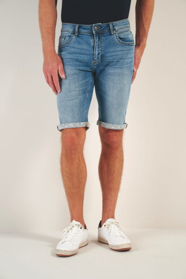 Bermuda Jeans Stretch Bleach 3655