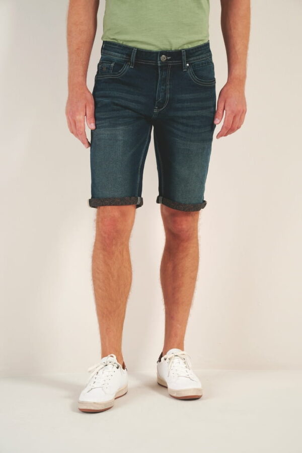 Bermuda Jeans Stretch Overdyed 3657
