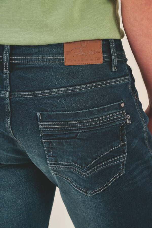 Bermuda Jeans Stretch Overdyed 3657 – Image 2