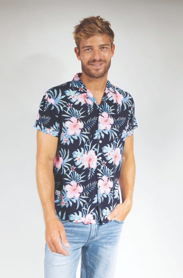 Chemise imprimé Hawaïen 4715
