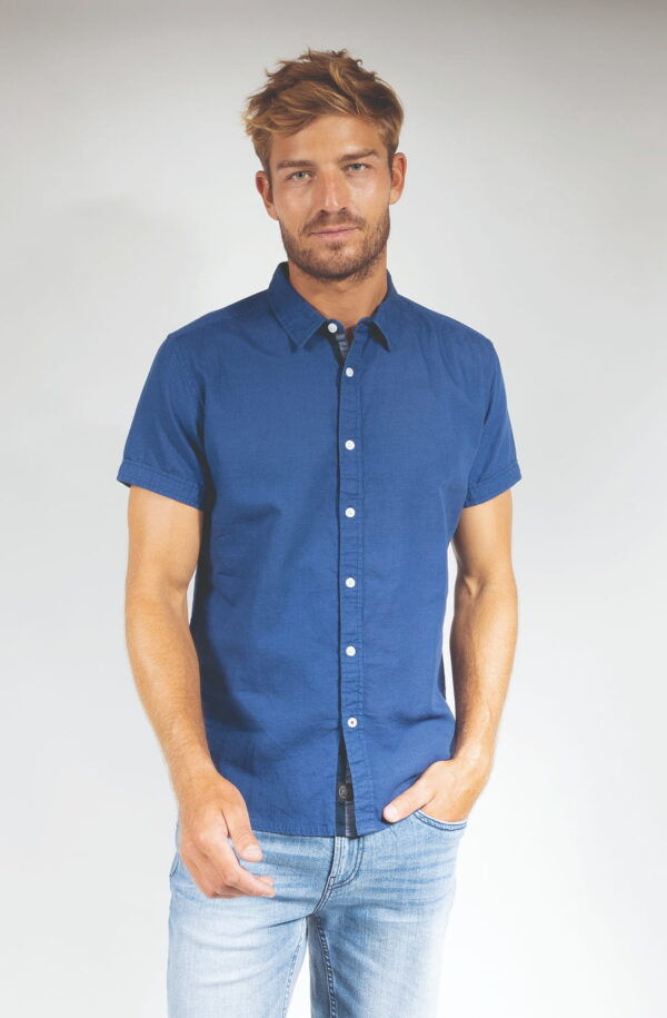 Chemise en Lin Unie 4718