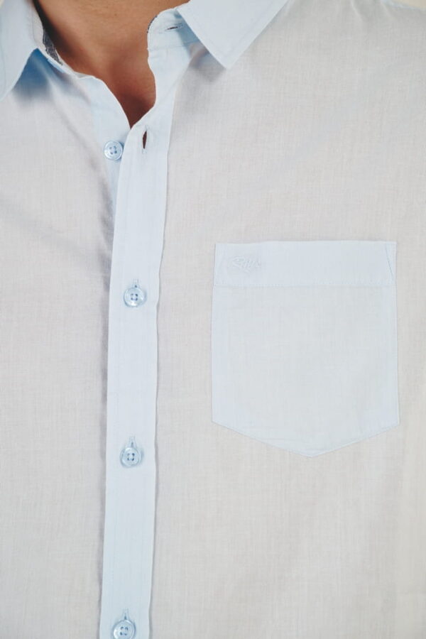 Chemise unie Voile de coton 4749 – Image 2