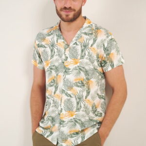 Chemise imprimé White tropical 4763