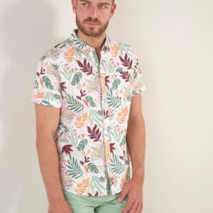Chemise imprimé végétal pop 4788