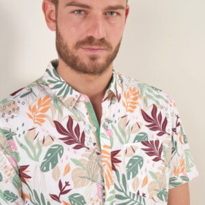 Chemise imprimé végétal pop 4788