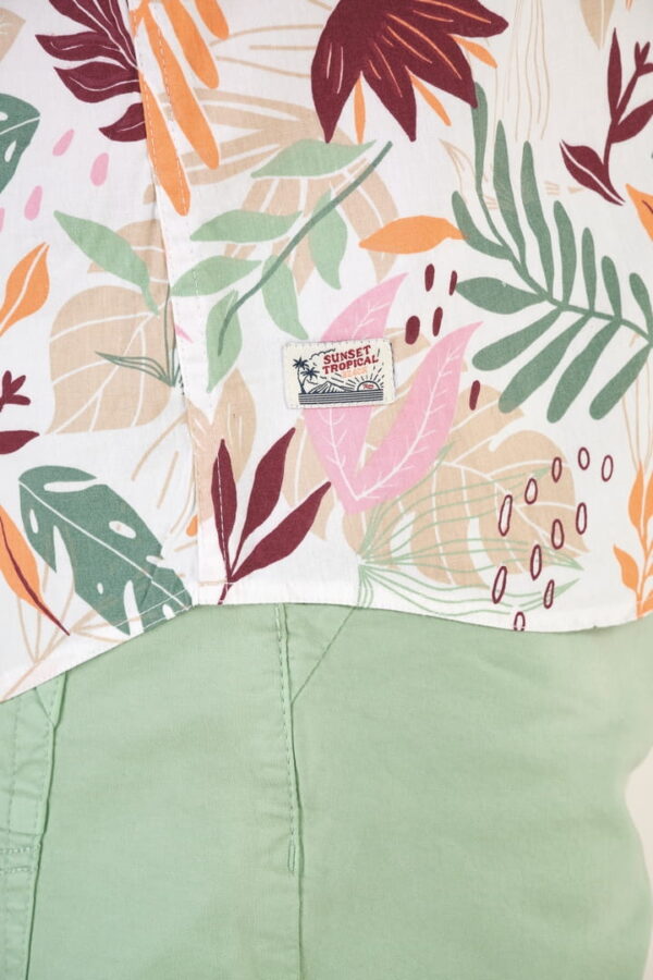 Chemise imprimé végétal pop 4788 – Image 3