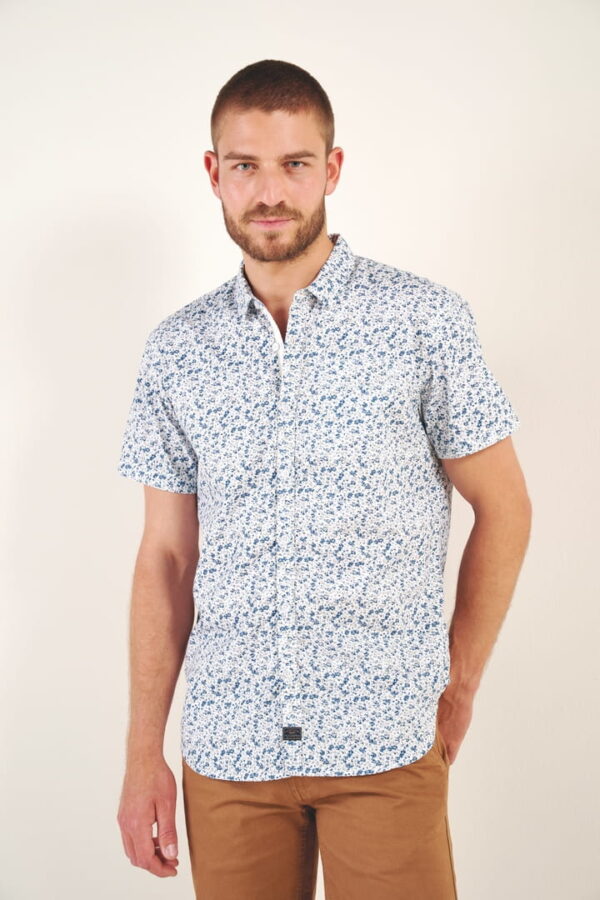 Chemise imprimé Micro fleurs 4789