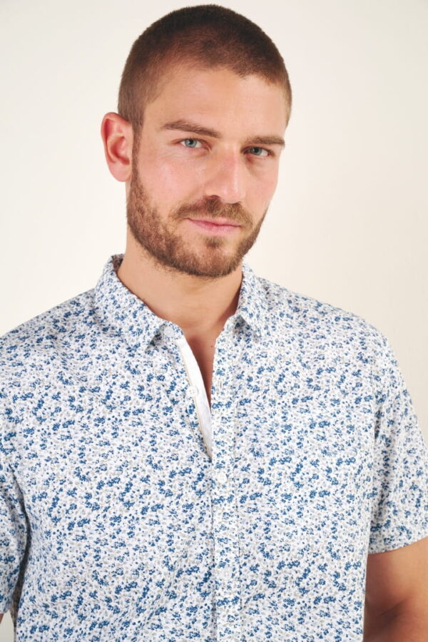 Chemise imprimé Micro fleurs 4789 – Image 2