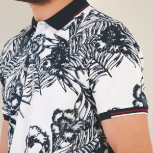 Polo imprimé Esquisse Florale 91092