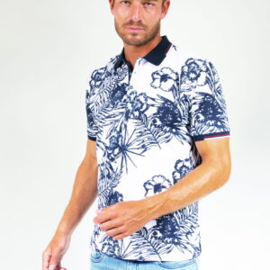 Polo imprimé Esquisse Florale 91092