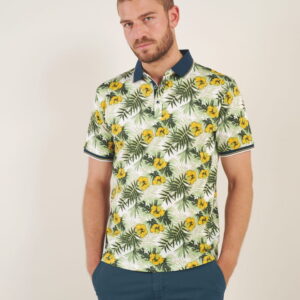 Polo imprimé Fleurs Hibiscus 91097