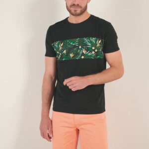 T-Shirt bande tropicale 91154