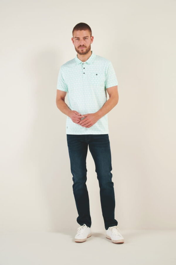Polo imprimé Vague 91307