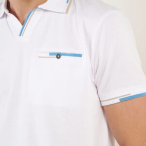 Polo piqué stretch 91311