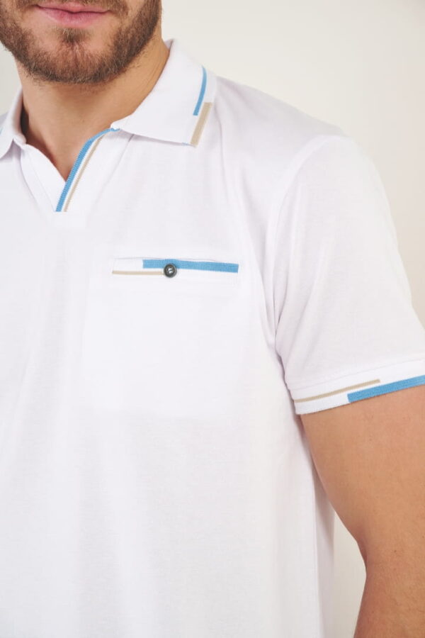 Polo piqué stretch 91311 – Image 2
