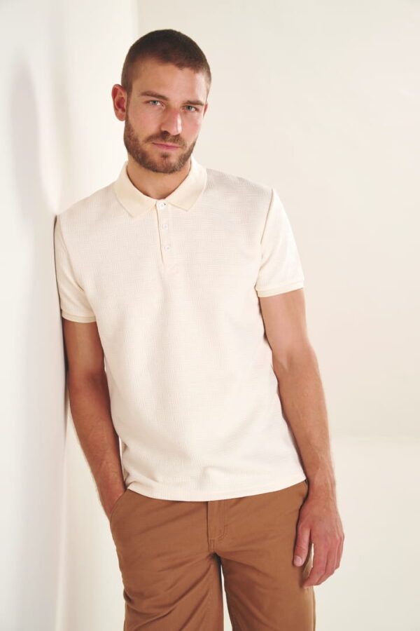 Polo Jacquard Texturé 91317 – Image 2