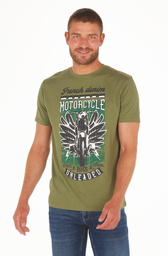 T-Shirt Moto Ailée 91141