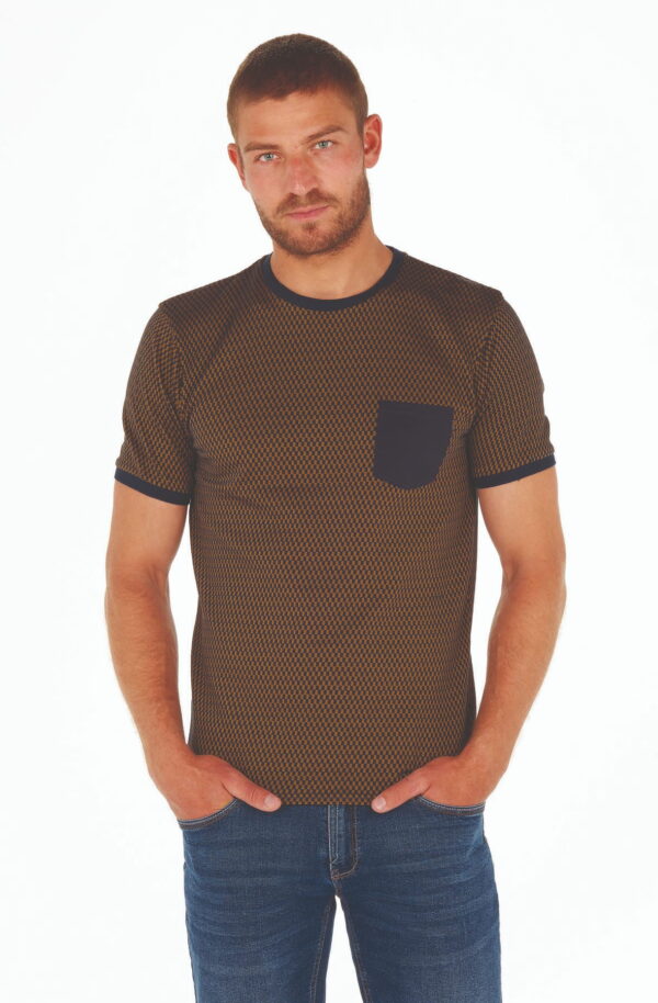 T-Shirt Jacquard damier 91150