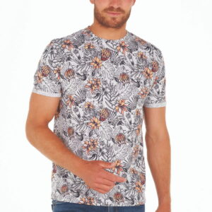 T-Shirt imprimé Tropical 91174