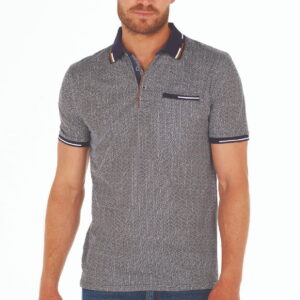 Polo imprimé Micromotif 91184