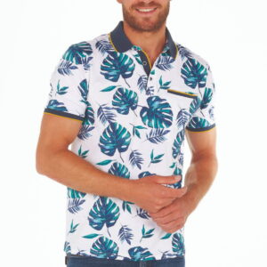 Polo imprimé Monstera 91198