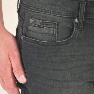 Bermuda Jeans stretch Noir 3618