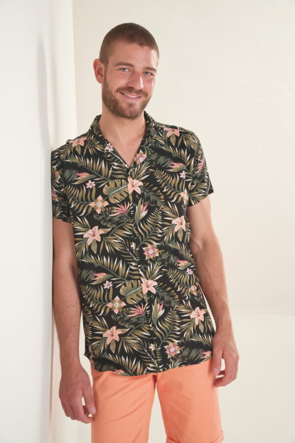 Chemise imprimé Black tropical 4758 – Image 2