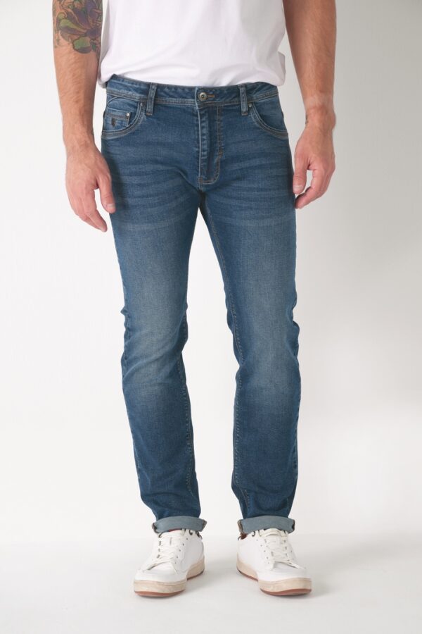 Jean Stretch STONE braguette zippée, coupe REGULAR  5727